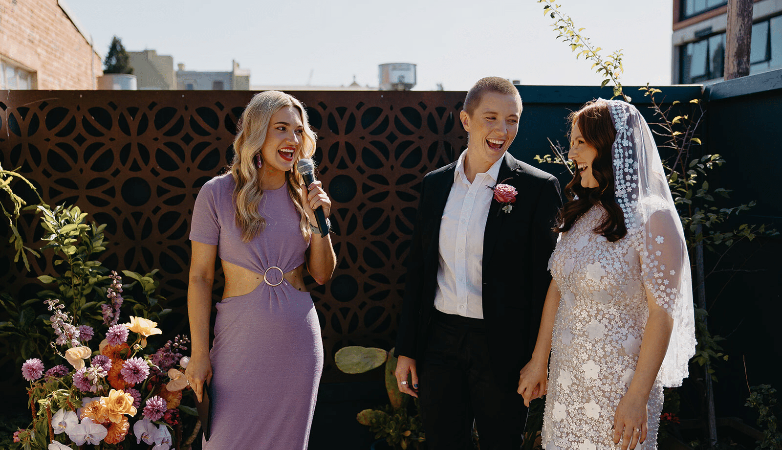 Aleks Mac Celebrant Marries Same Sex Couple in Brunswick Photographed by Lovegood Images